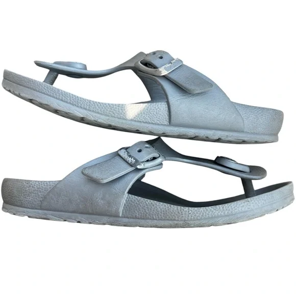 Birkenstock Kids Silver Sandals 2 - Picture 5 of 8